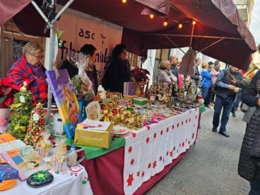 Asociación de Fibromialgia de Calpe en la Feria de Navidad