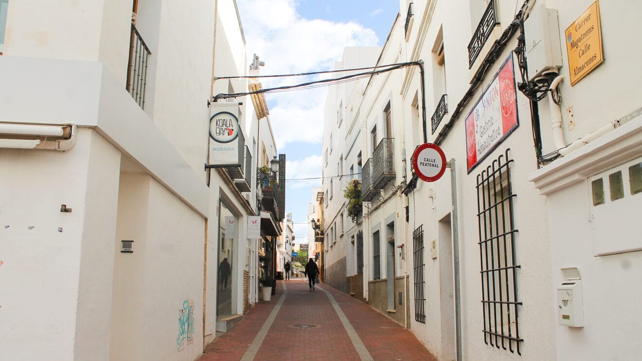 Calle Magatzems de Moraira