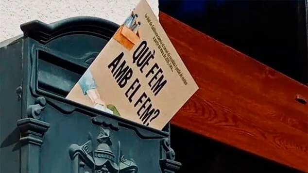 Imagen: Campaña de la Vall de Gallinera sobre el nuevo sistema de recogida de basura