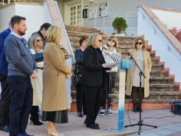 Palabras de la madre de Josep Pineda en el acto de cápsula del tiempo a Josep Pineda en Calp