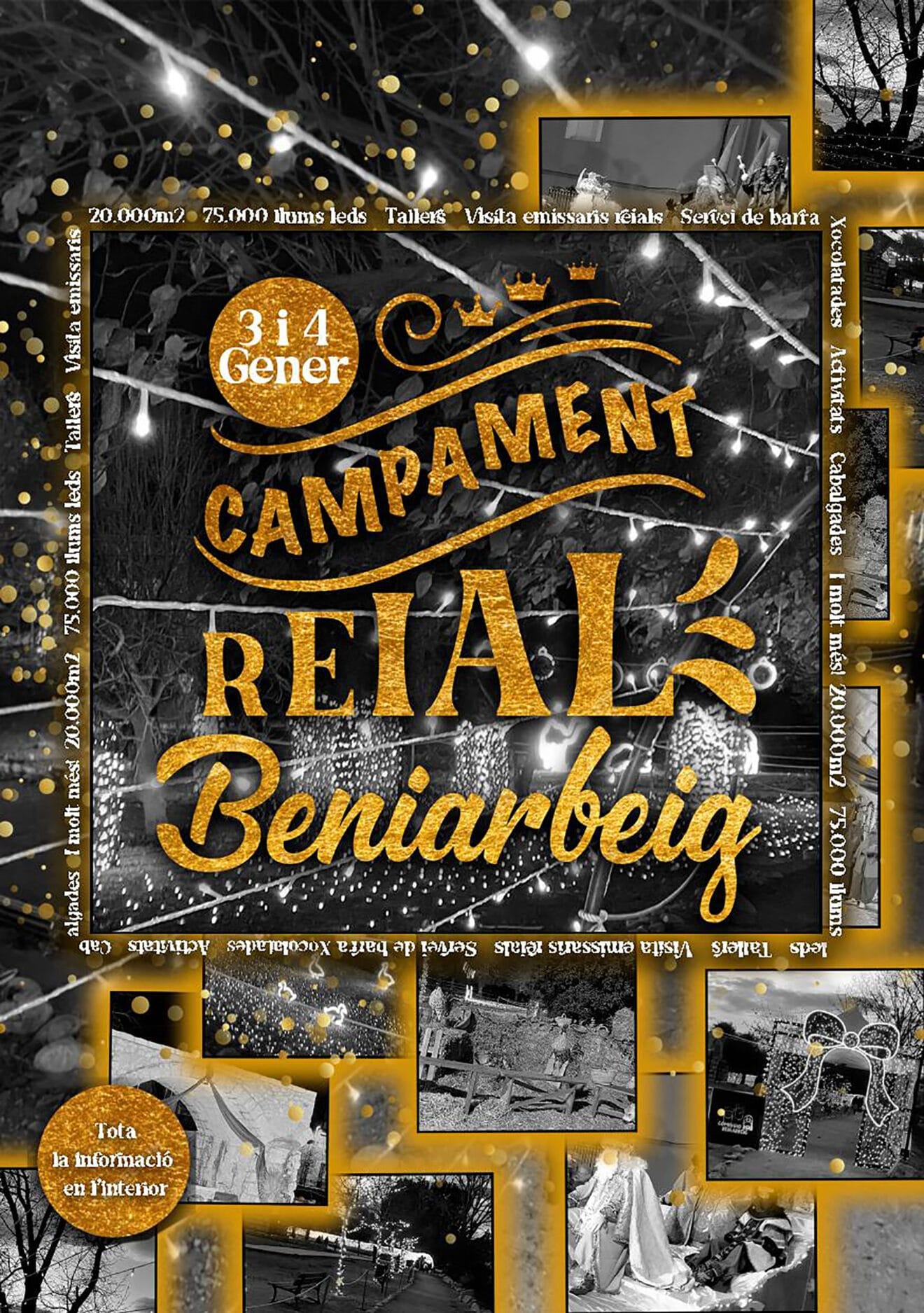 Cartel del Campamento Real de Beniarbeig