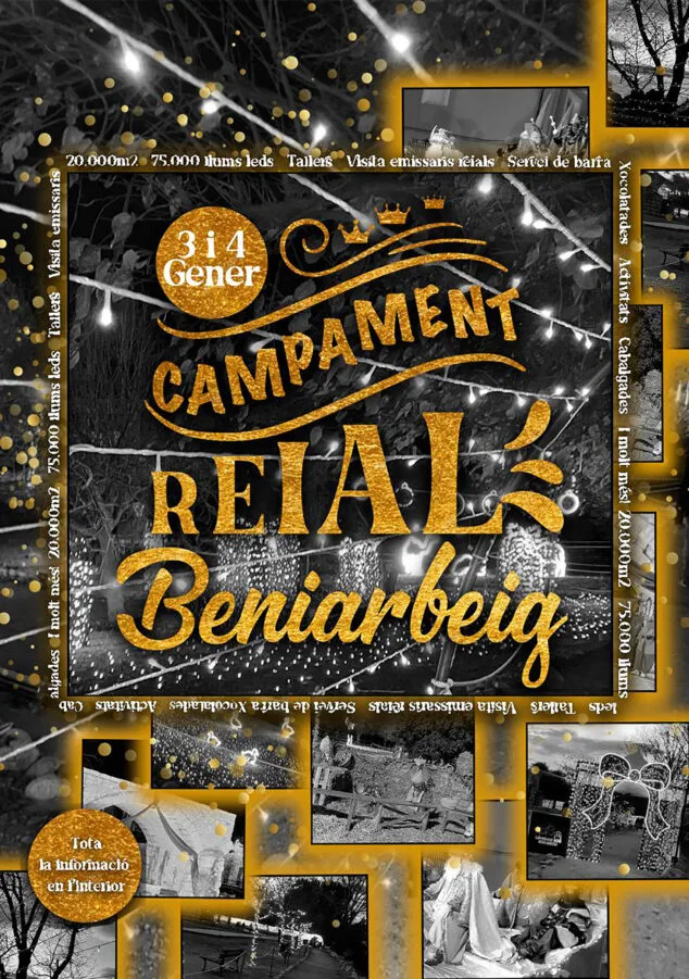 Imagen: Cartel del Campamento Real de Beniarbeig