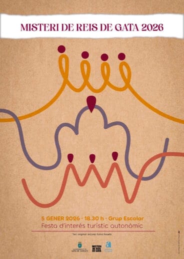 Cartel del Misteri de Reis de Gata de Gorgos