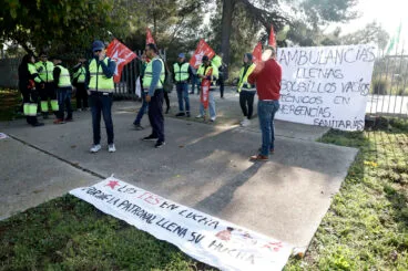 Concentración Técnicos en Emergencias Sanitarias en Dénia 05