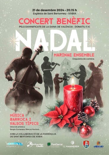 Concierto benéfico de Navidad de Marinae Ensemble en Xàbia