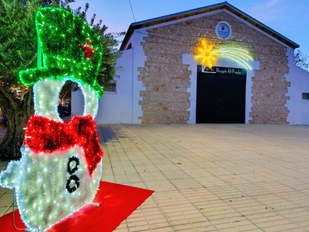 decoracion navidena en el prado de ondara