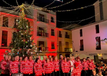Encendido navideño en Benissa con la Associació de Mestresses de Casa