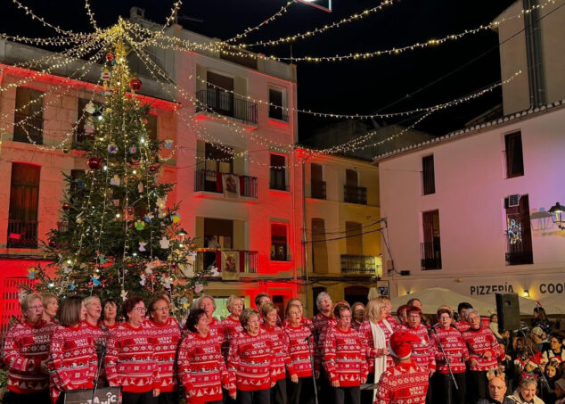 encendido navideno en benissa con la associacio de mestresses de casa