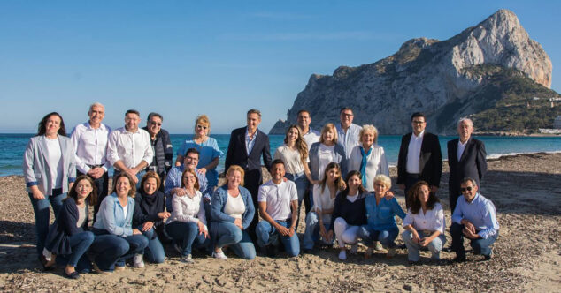 Imagen: Equipo del PP de Calp