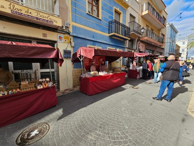 fira de nadal de calp en 2023 en el casco antiguo