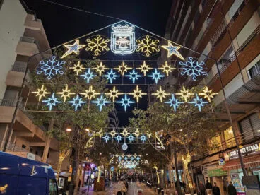 Iluminación navideña en Calp
