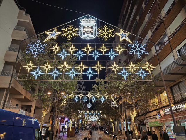 iluminacion navidena en calp