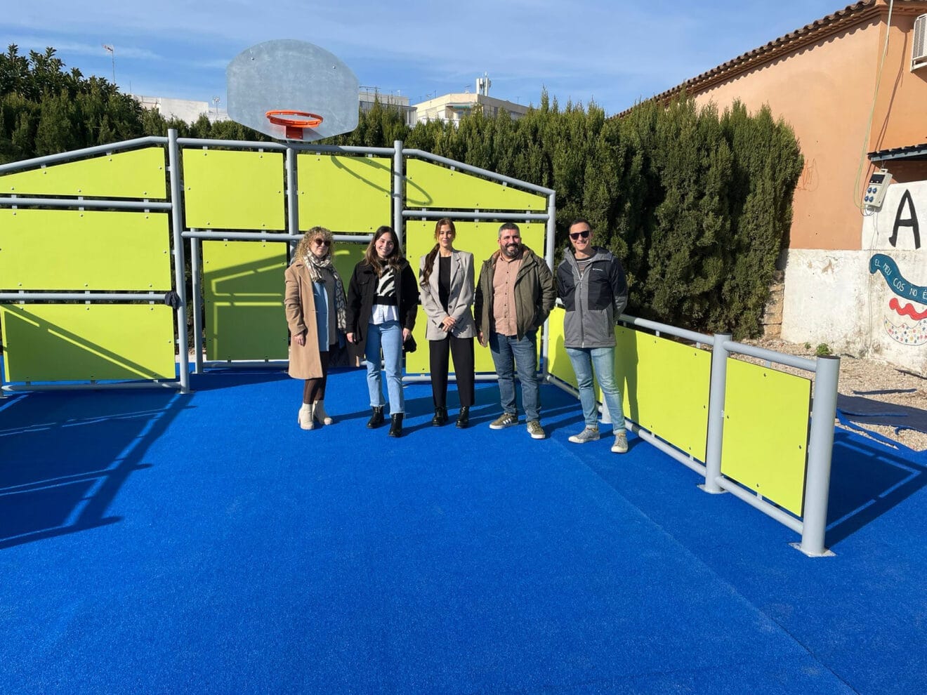 Inauguración de la pista multideportiva en El Verger