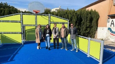 inauguracion de la pista multideportiva en el verger dest