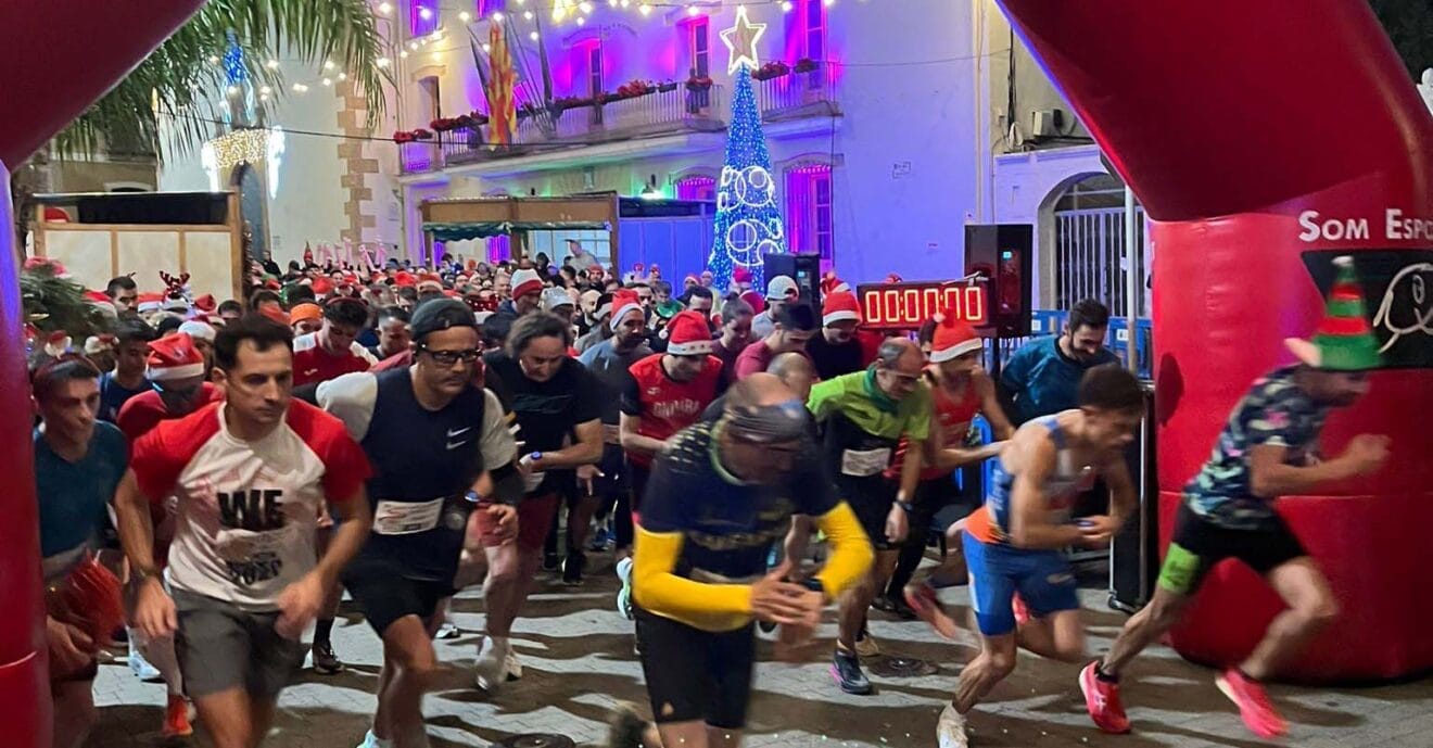 Inicio de la San Silvestre de Ondara-