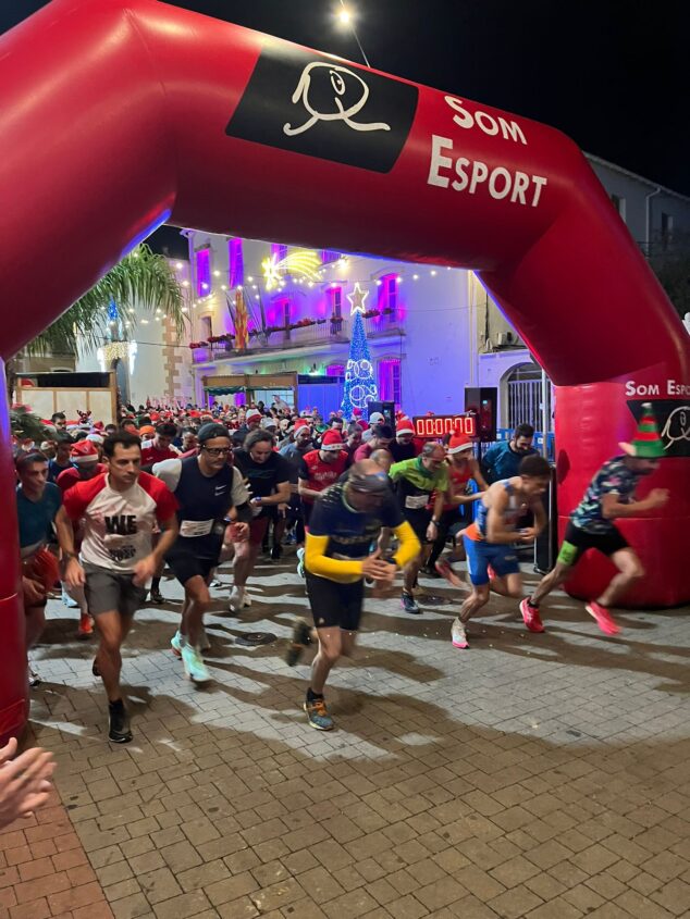 Imagen: Inicio de la San Silvestre de Ondara