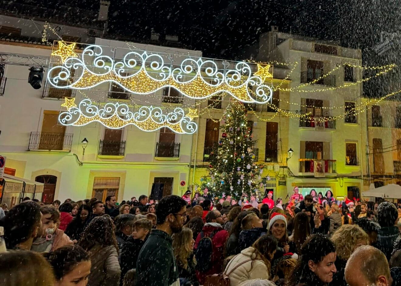 Nieve en Benissa con 'Viu el Nadal' 2024