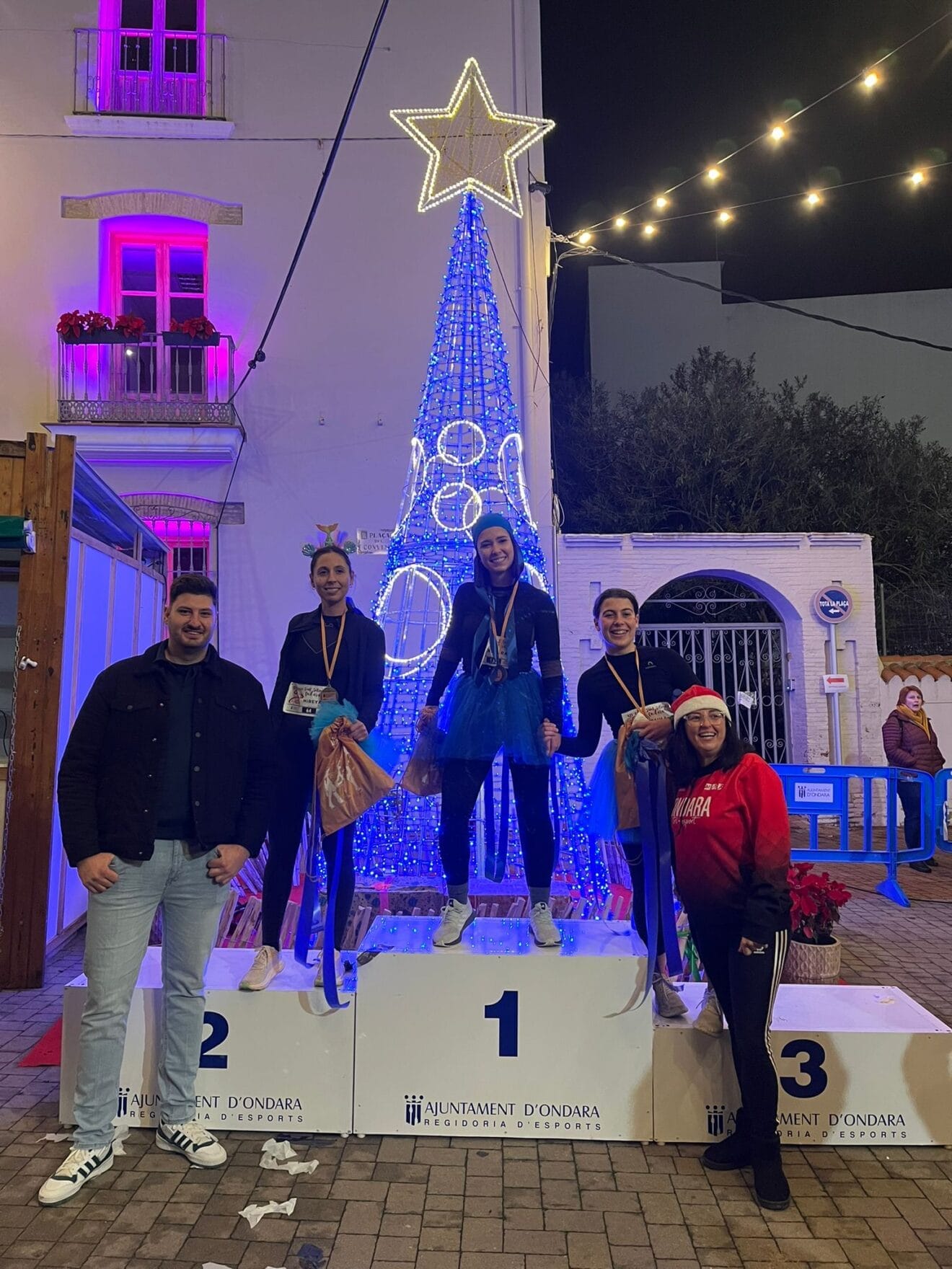 Podio femenino San Silvestre Ondara