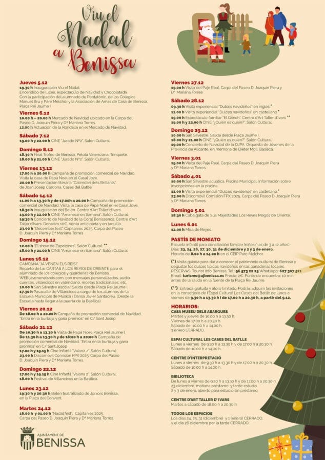 programacion de navidad en benissa este 2024