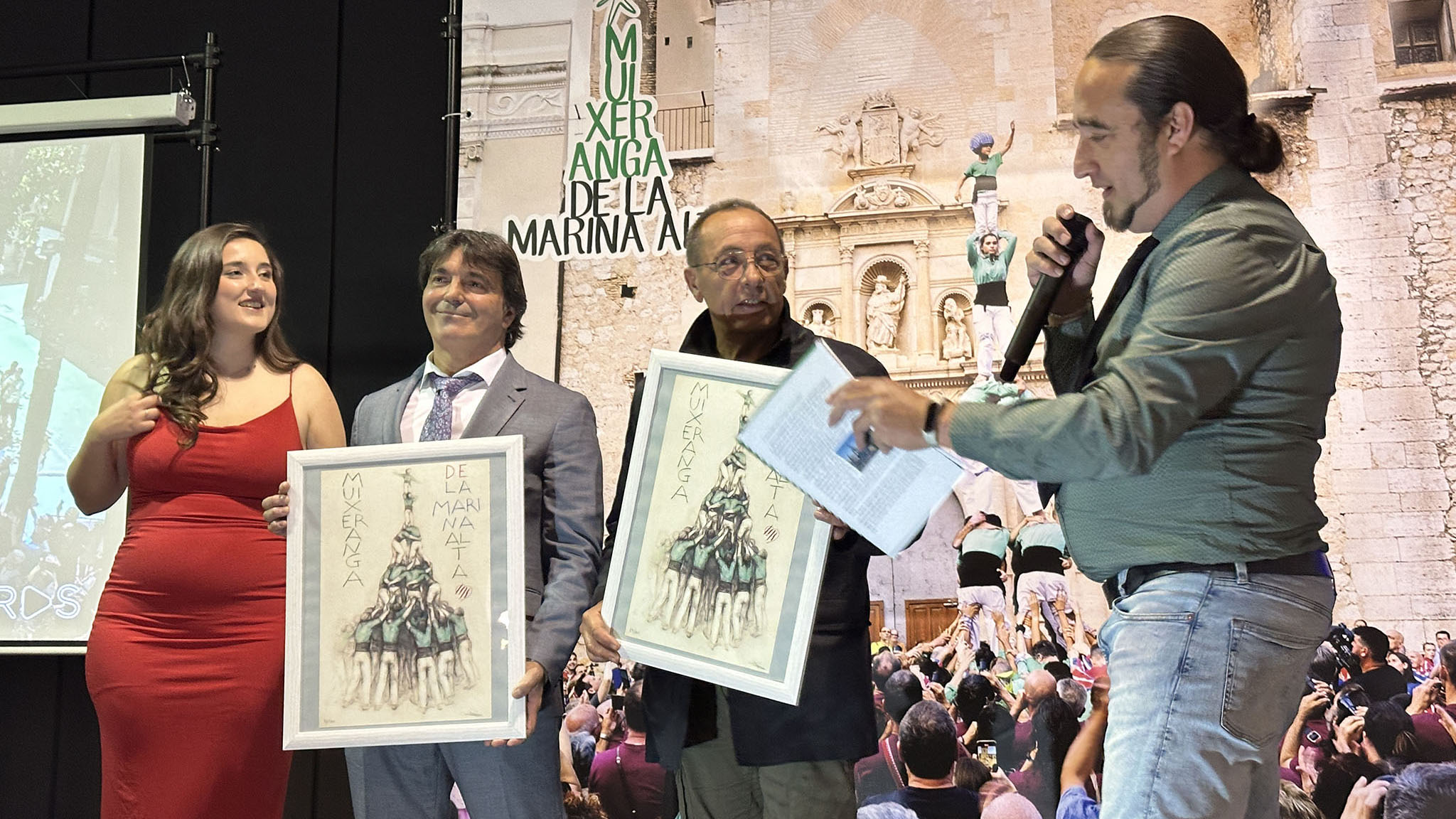 reconocimiento de la muixeranga de la marina alta a las cofradias de pescadores de la comarca