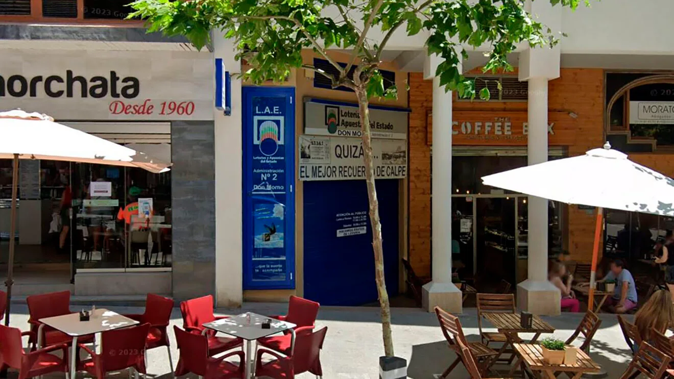 Ubicación de DON MOMO, Administración de Loterías 2 de Calp