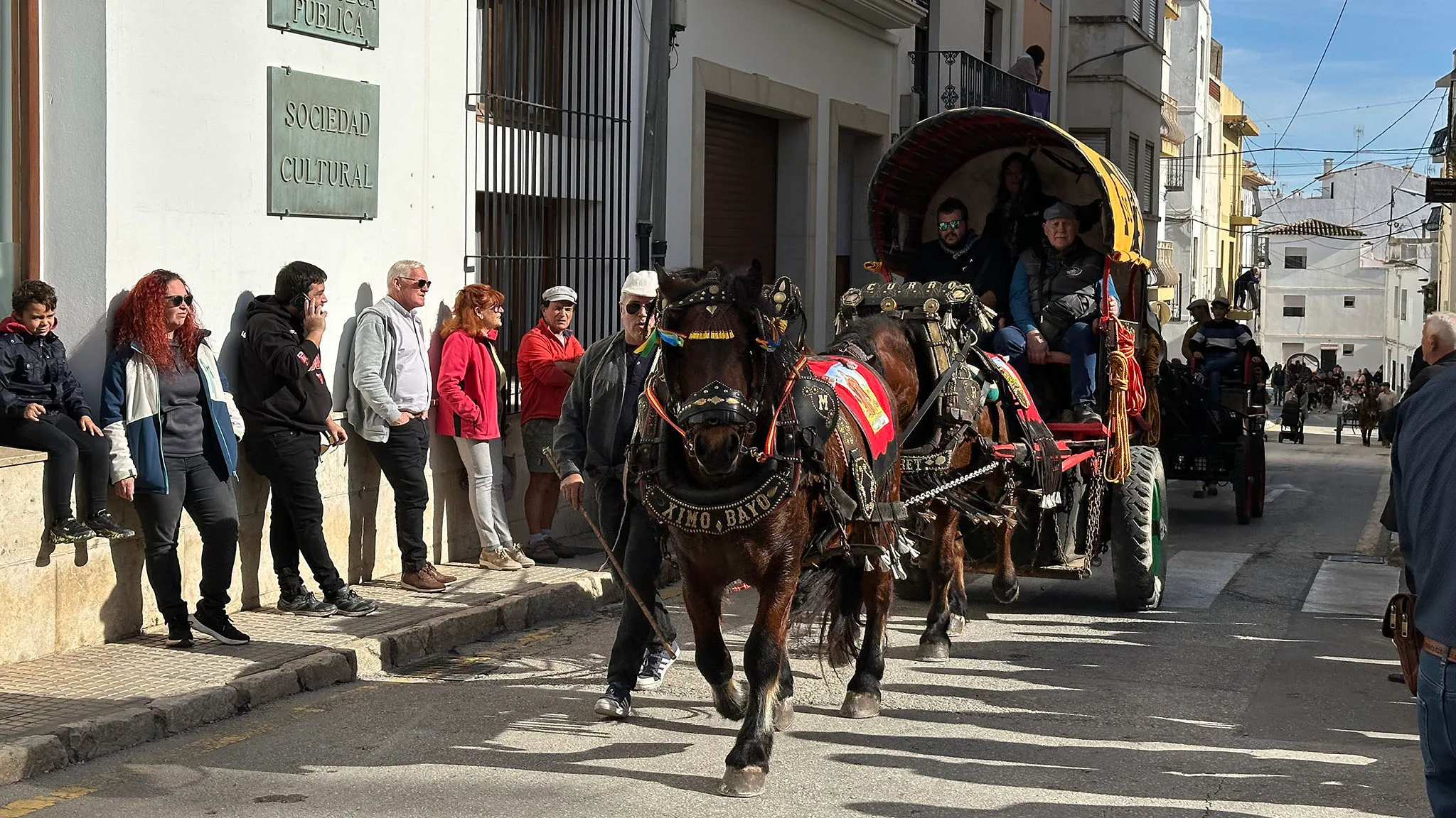 bendicion de animales por el dia de sant antoni de la fira i porrat 2025 de benissa