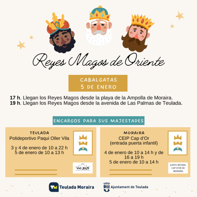 Imagen: Cabalgatas de Reyes Magos en Teulada Moraira