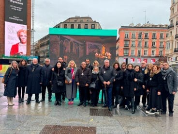 calp presenta su semana santa en la plaza del callao de madrid por fitur 2025