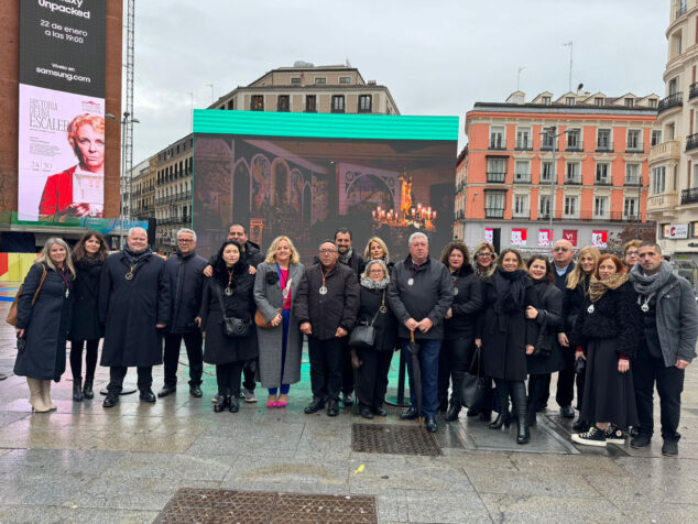 Imagen: Calp presenta su Semana Santa en la plaza del Callao de Madrid por FITUR 2025