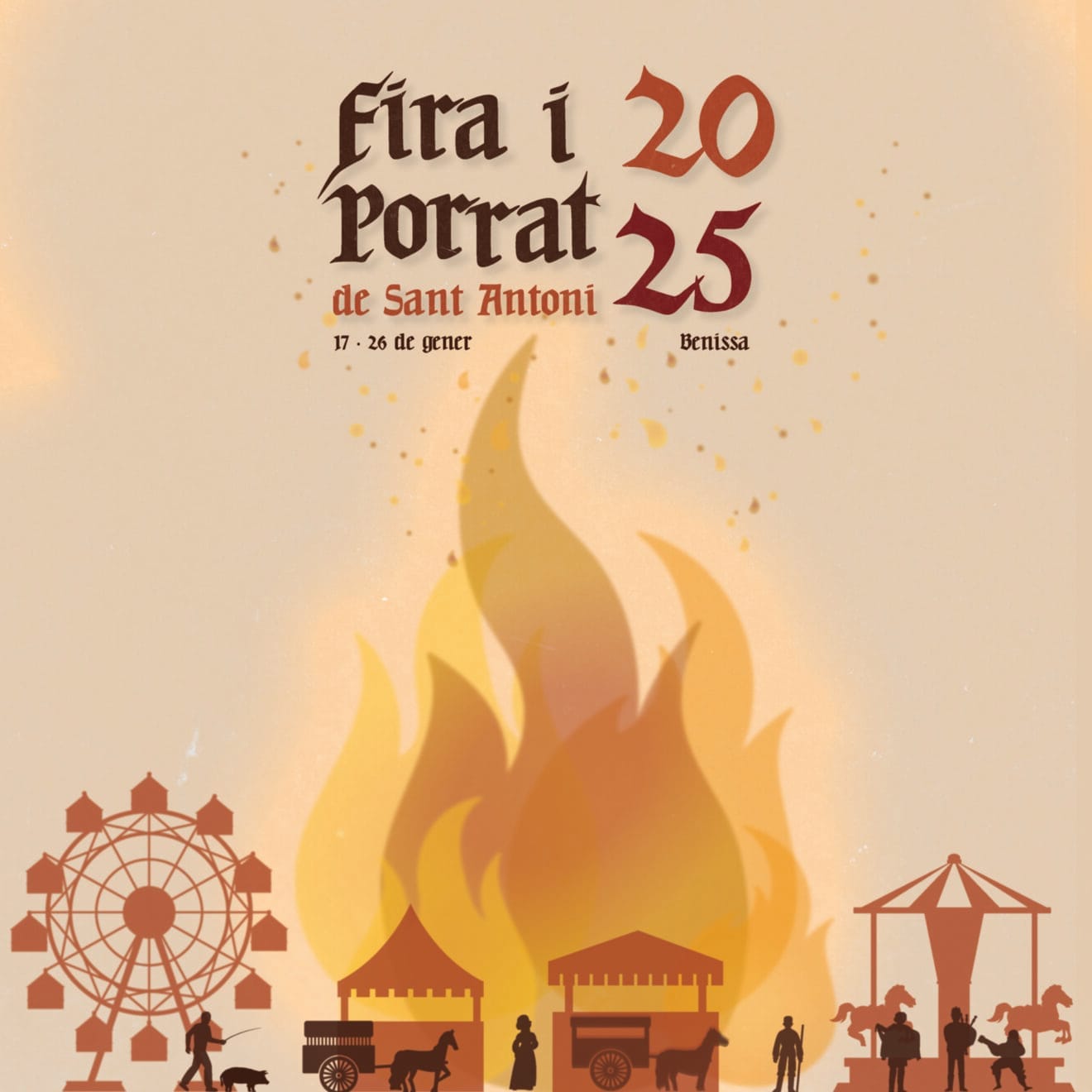Cartel de la Fira i Porrat 2025 de Benissa
