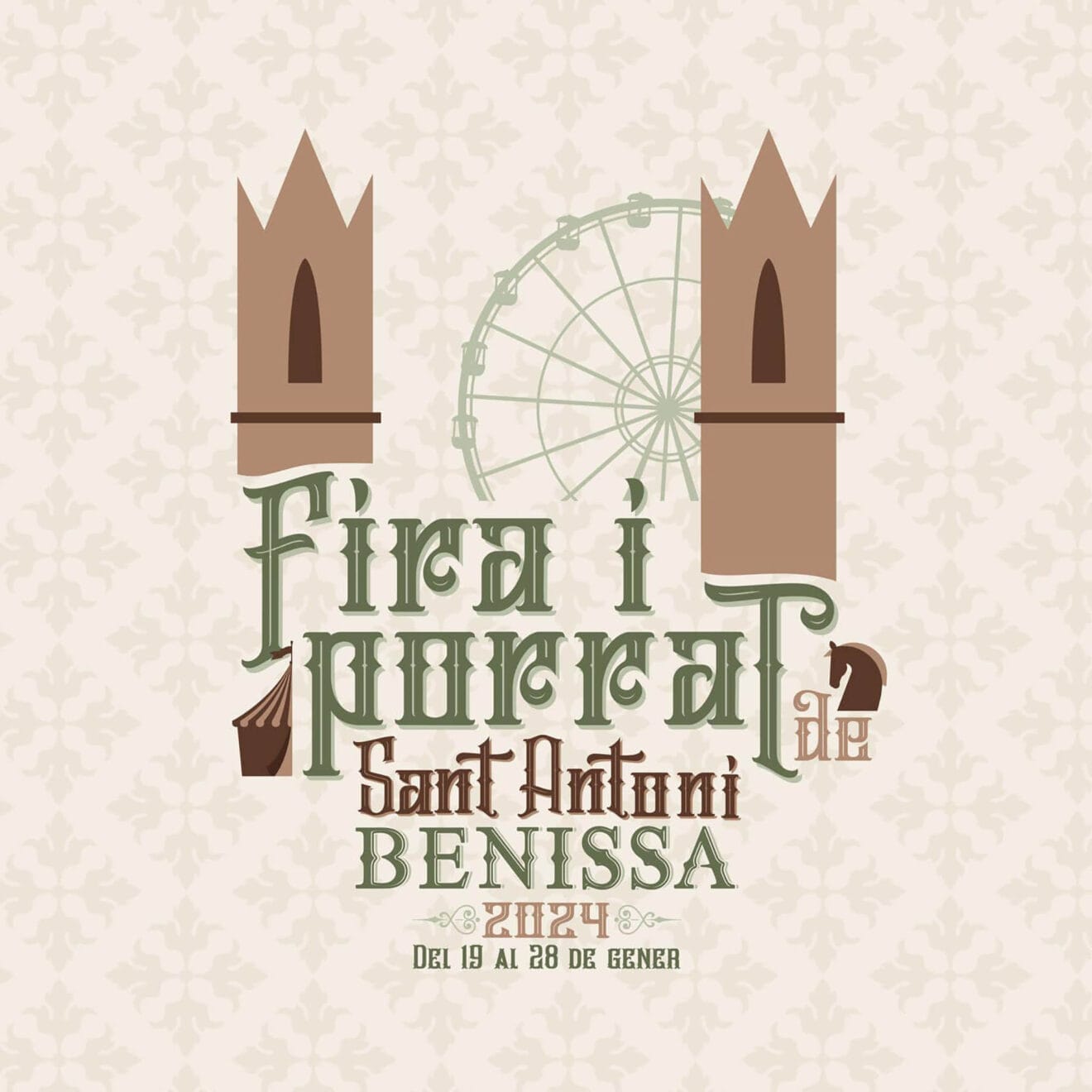 Cartel de la Fira i Porrat de Benissa de 2024