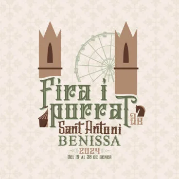 Cartel de la Fira i Porrat de Benissa de 2024