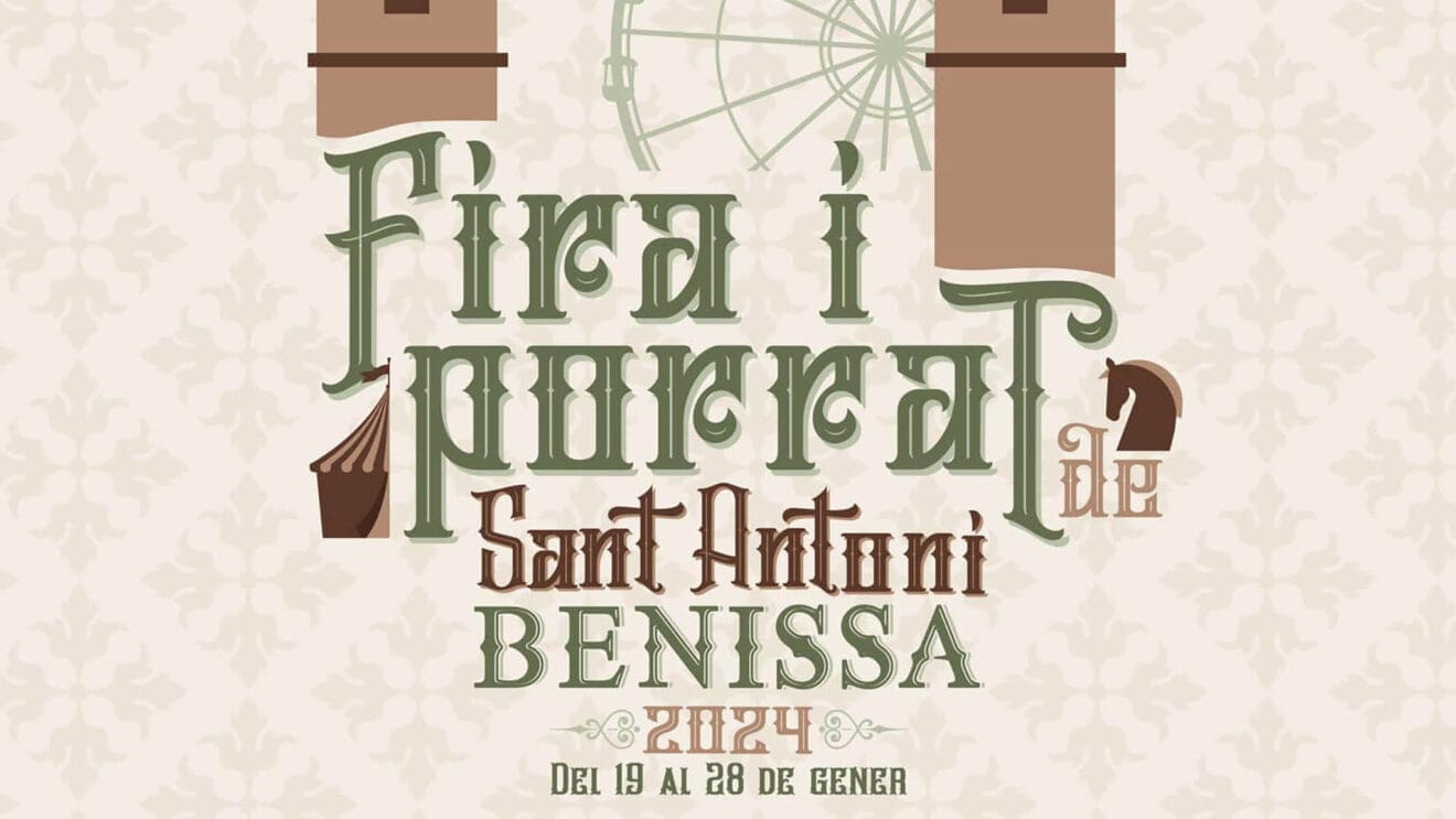 Cartel de la Fira i Porrat de Benissa en 2024
