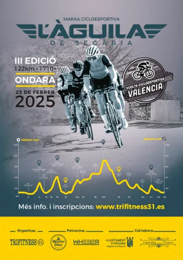 Cartel de la prueba Marxa Cicloesportiva L’Àguila de Segària de Ondara
