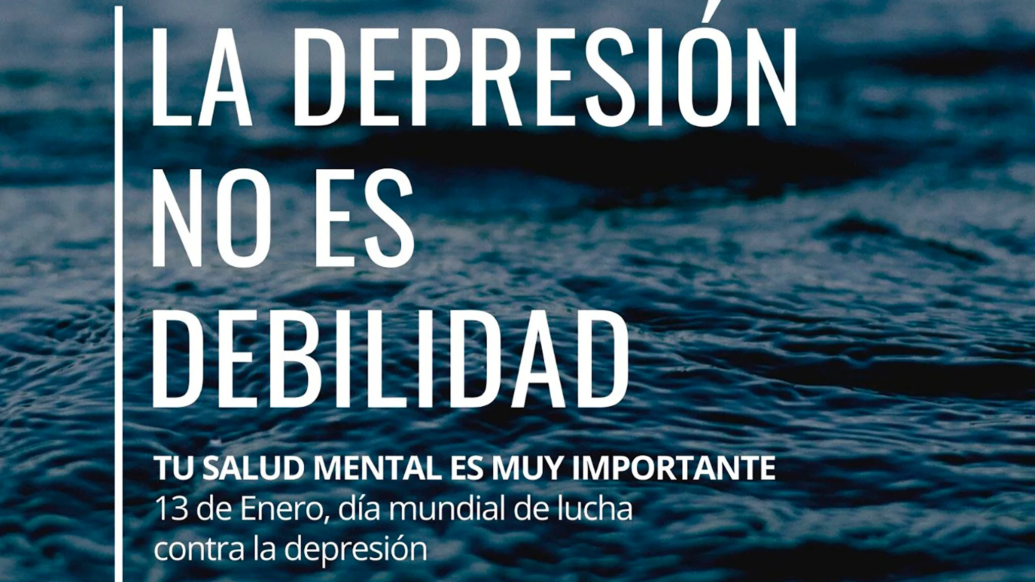 cartel del 13 de enero dia mundial de lucha contra la depresion