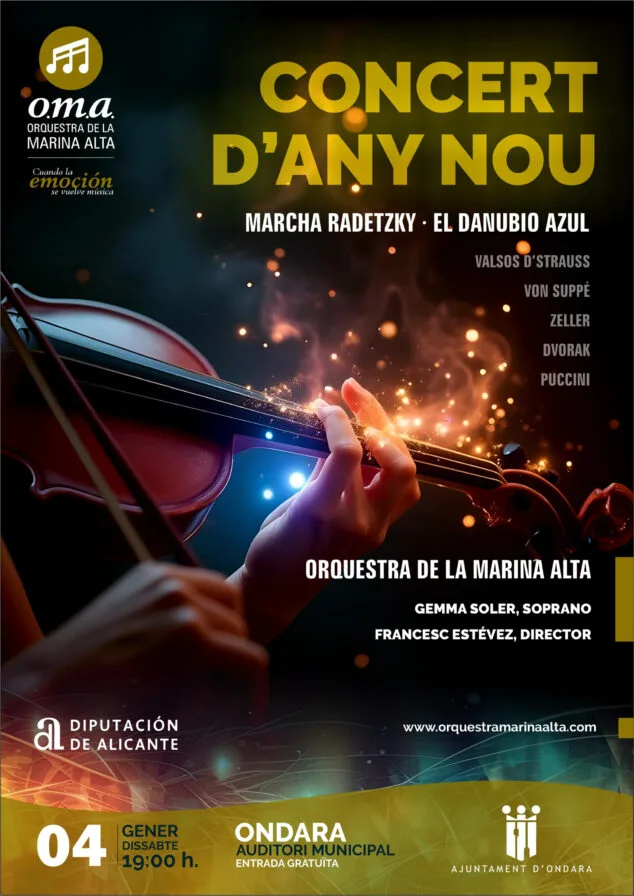 Imagen: Concierto de Año Nuevo de Ondara