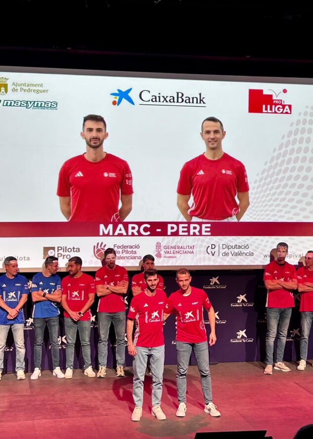 Imagen: El equipo de escala i corda Pedreguer-Masymas formado por Pere y Marc