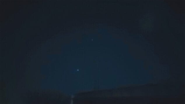 estacion espacial internacional observada desde els poblets el 12 de enero de 2025