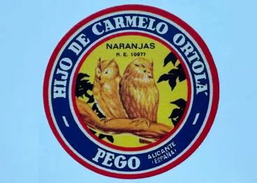 Etiqueta ‘Naranjas. Hijo de Carmelo Ortolà, Pego’