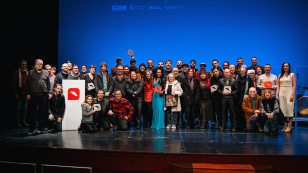 Imagen: Ganadores del los XIX Premis Ovidi - Foto de Julio Cebolla