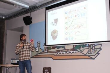 Explicación de forma de reciclaje en Benitatxell