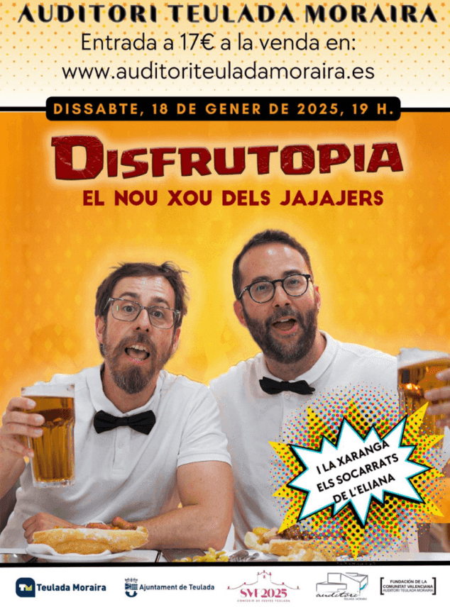 Imatge: Jajajers i el seu humor valencià a Disfrutopia