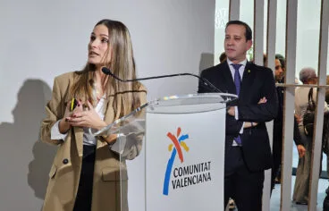 La concejala de Turismo de Benissa, Virginia Pérez, en la presentación de FITUR 2025