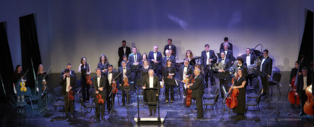 Imagen: La Orquesta de la Marina Alta en uno de sus conciertos