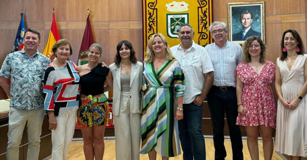 Imagen: Parte del equipo de Gobierno de Calp