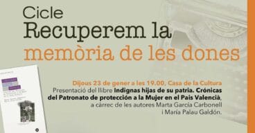 Pedreguer dedica un ciclo a recuperar la memoria de las mujeres 7 pedreguer 1