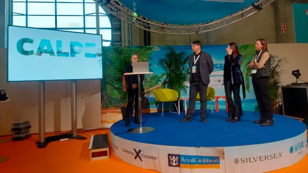 Imagen: Presentación de Calp en la Feria de Helsinki