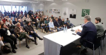Reunión del conseller de Medio Ambiente, Infraestructuras y Territorio, Vicente Martínez Mus, con los afectados del deslinde en Dénia