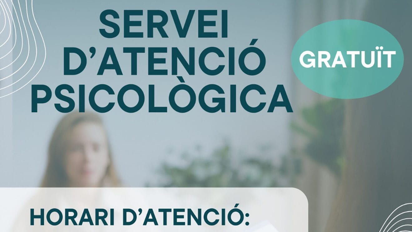 Servicio gratuito de atención psicológica del Verger