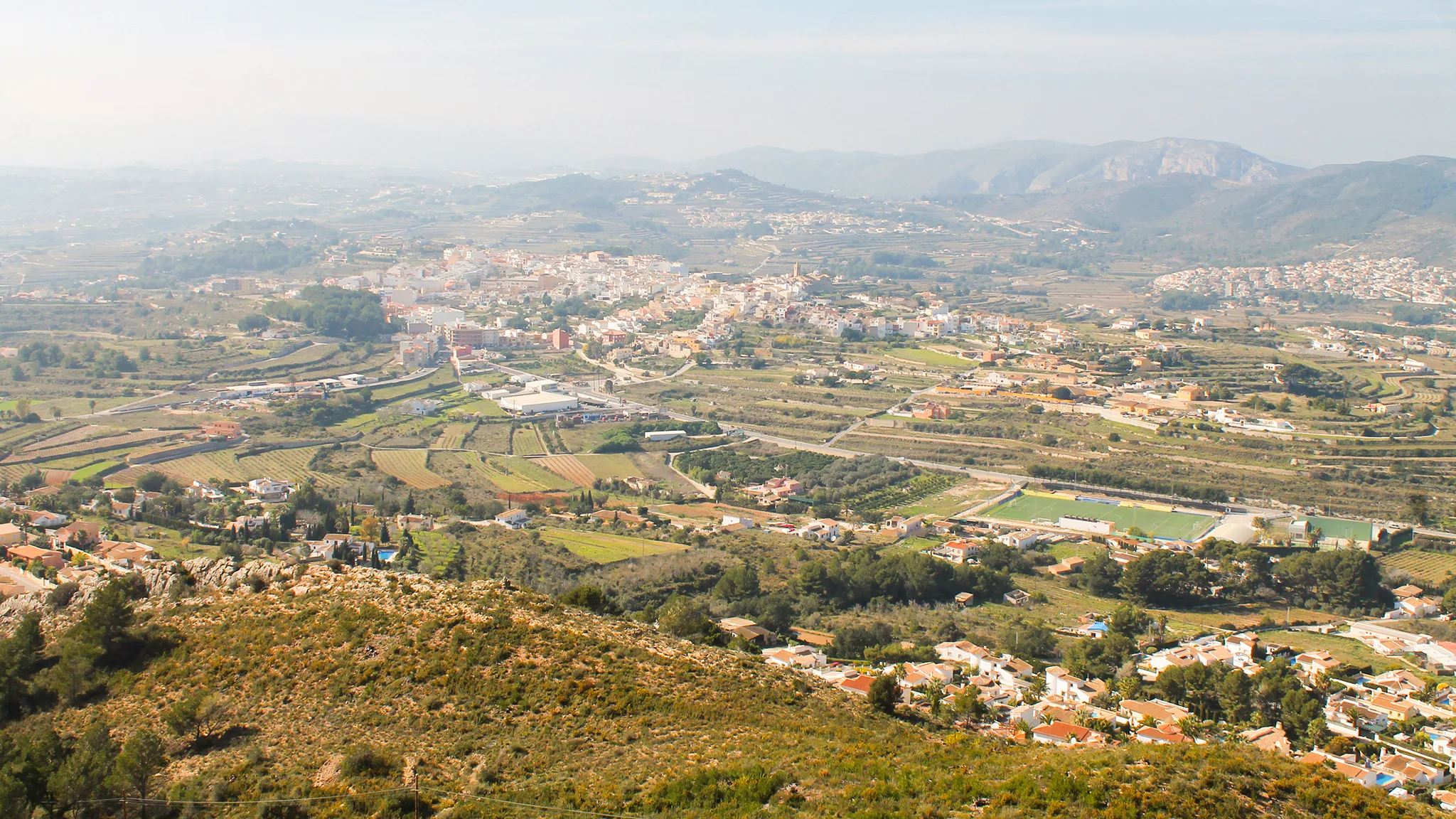 vista panoramica del termino municipal de